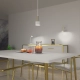 lafabryka.pl Lampa wisząca ARENA WHITE/GOLD 1xGX53 MLP7754 Milagro